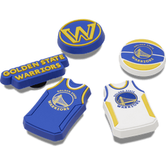 Women|Men|Jibbitz™ Charms NBA Golden State Warriors 5 Pack Jibbitz™ charms | Crocs On sale
