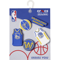 Women|Men|Jibbitz™ Charms NBA Golden State Warriors 5 Pack Jibbitz™ charms | Crocs On sale
