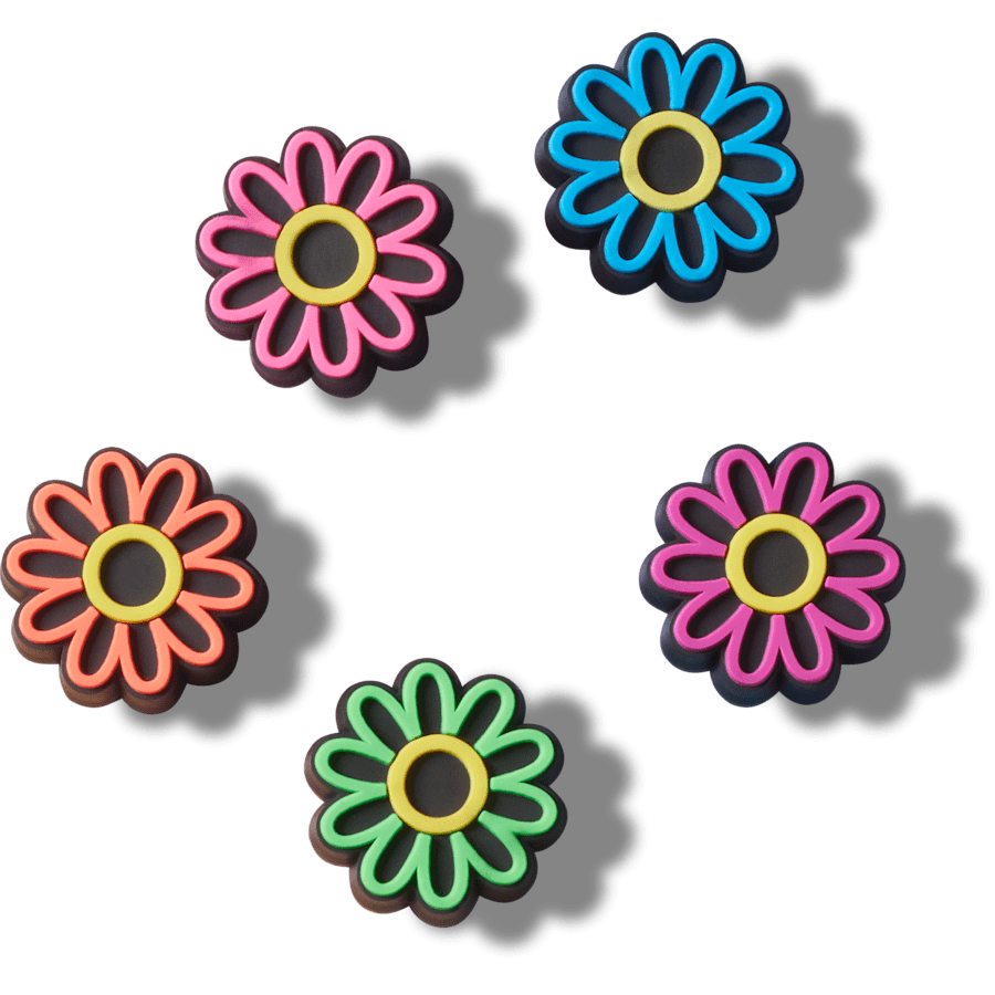 Women|Men|Jibbitz™ Charms Lights Up Daisy 5 Pack Jibbitz Shoe Charm | Crocs On sale