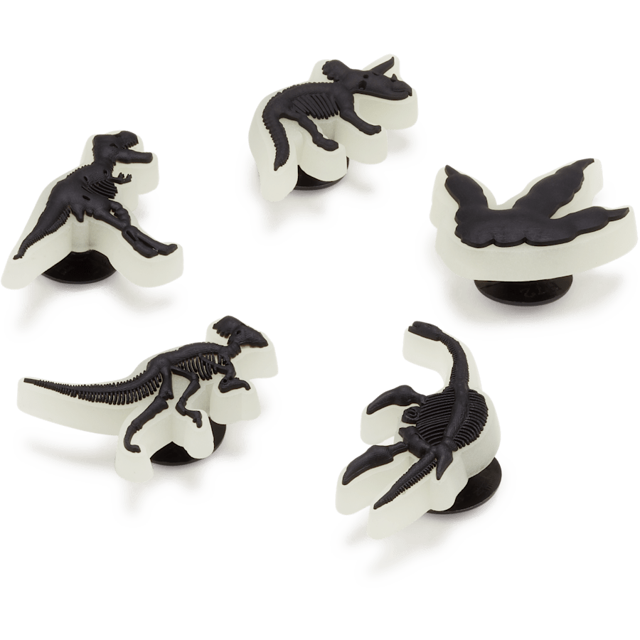 Women|Men|Jibbitz™ Charms Glow In The Dark Dino 5 Pack Jibbitz Shoe Charm | Crocs On sale