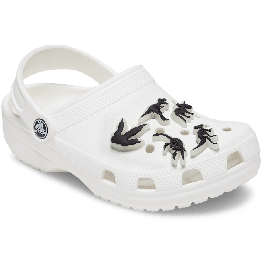 Women|Men|Jibbitz™ Charms Glow In The Dark Dino 5 Pack Jibbitz Shoe Charm | Crocs On sale