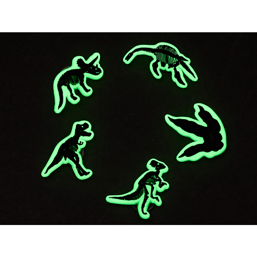 Women|Men|Jibbitz™ Charms Glow In The Dark Dino 5 Pack Jibbitz Shoe Charm | Crocs On sale