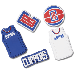 Women|Men|Jibbitz™ Charms NBA Los Angeles Clippers 5 Pack Jibbitz™ charms | Crocs Sale