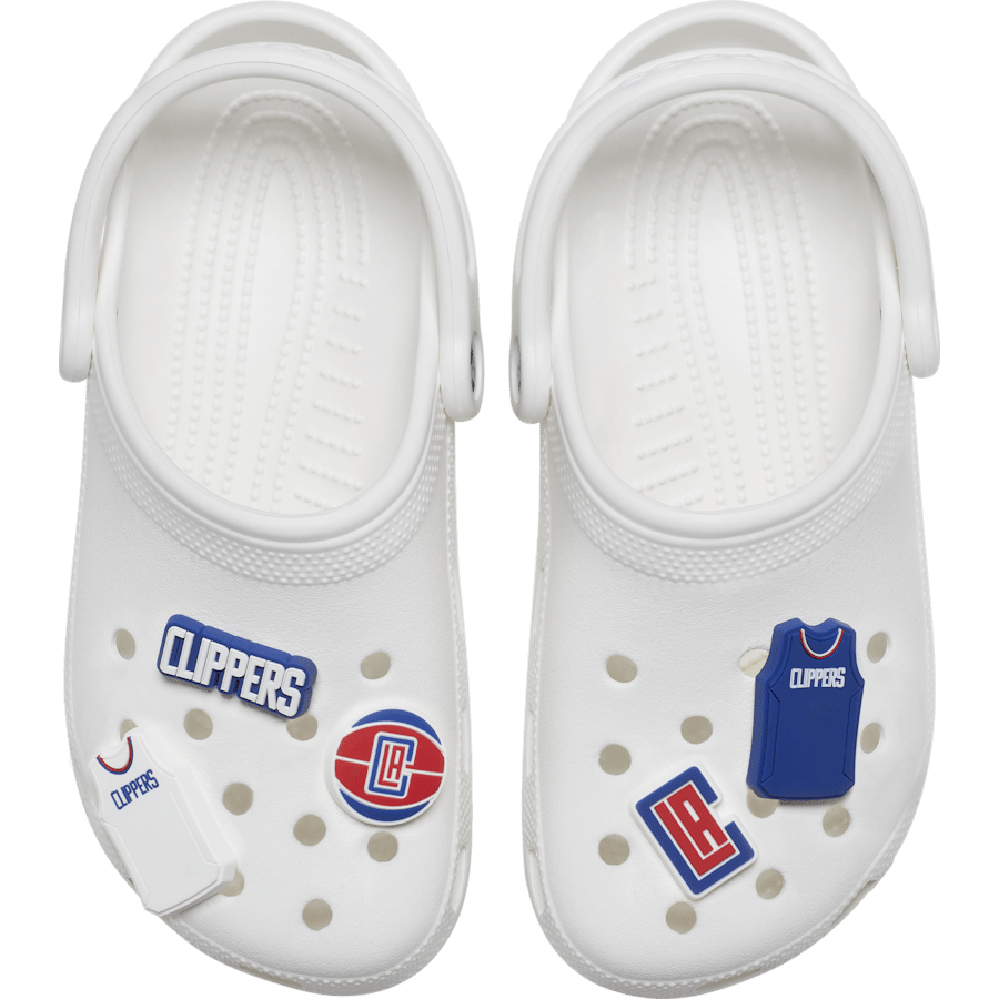 Women|Men|Jibbitz™ Charms NBA Los Angeles Clippers 5 Pack Jibbitz™ charms | Crocs Sale
