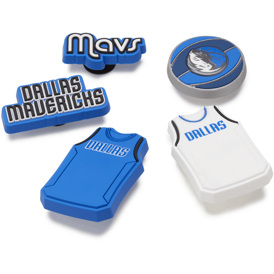 Women|Men|Jibbitz™ Charms NBA Dallas Mavericks 5 Pack Jibbitz™ charms | Crocs Online