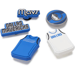 Women|Men|Jibbitz™ Charms NBA Dallas Mavericks 5 Pack Jibbitz™ charms | Crocs Online