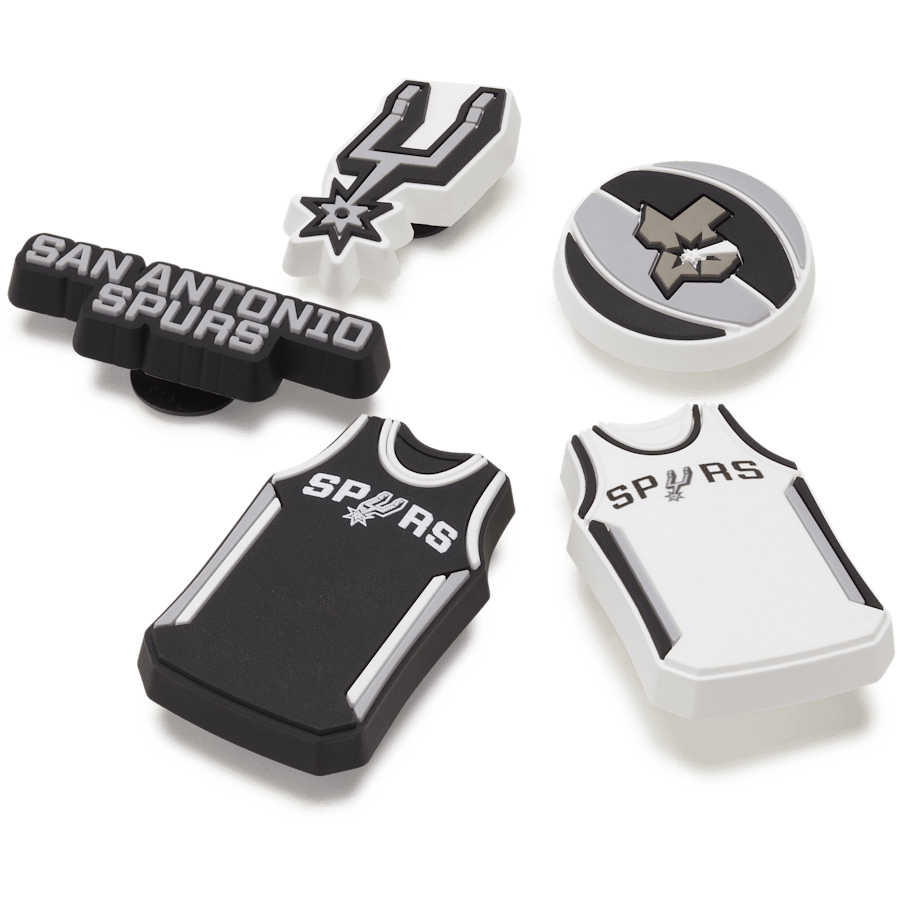 Women|Men|Jibbitz™ Charms NBA San Antonio Spurs 5 Pack Jibbitz™ charms | Crocs Discount
