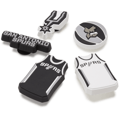 Women|Men|Jibbitz™ Charms NBA San Antonio Spurs 5 Pack Jibbitz™ charms | Crocs Discount
