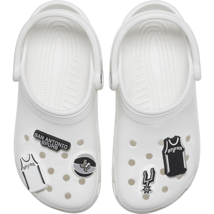 Women|Men|Jibbitz™ Charms NBA San Antonio Spurs 5 Pack Jibbitz™ charms | Crocs Discount