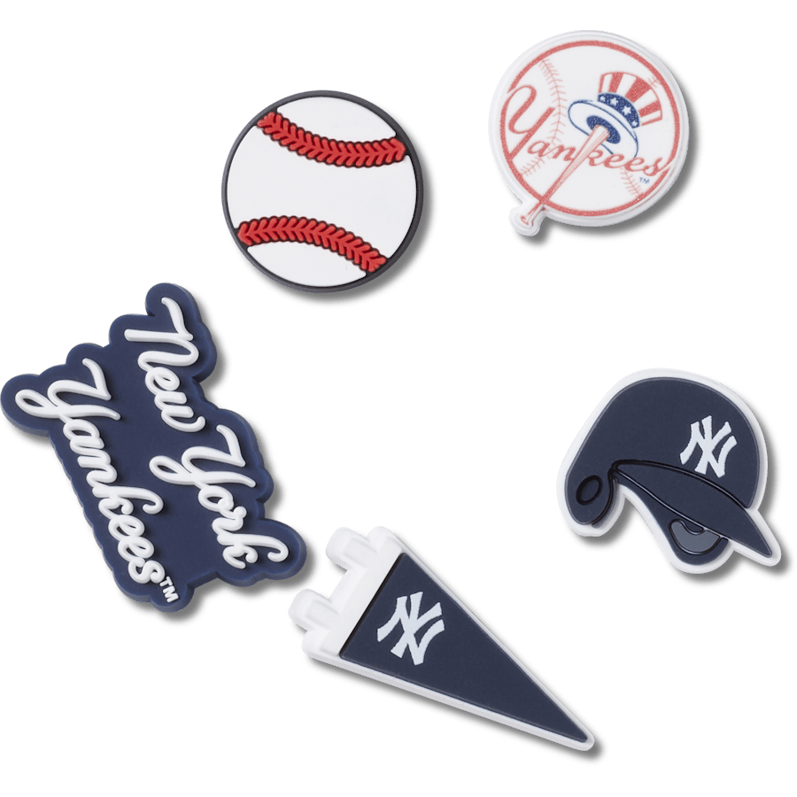 Women|Men|Kids|Jibbitz™ Charms MLB New York Yankees 5 Pack Jibbitz™ charms | Crocs us