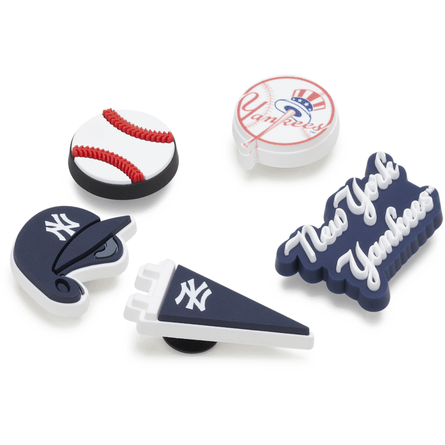 Women|Men|Kids|Jibbitz™ Charms MLB New York Yankees 5 Pack Jibbitz™ charms | Crocs us