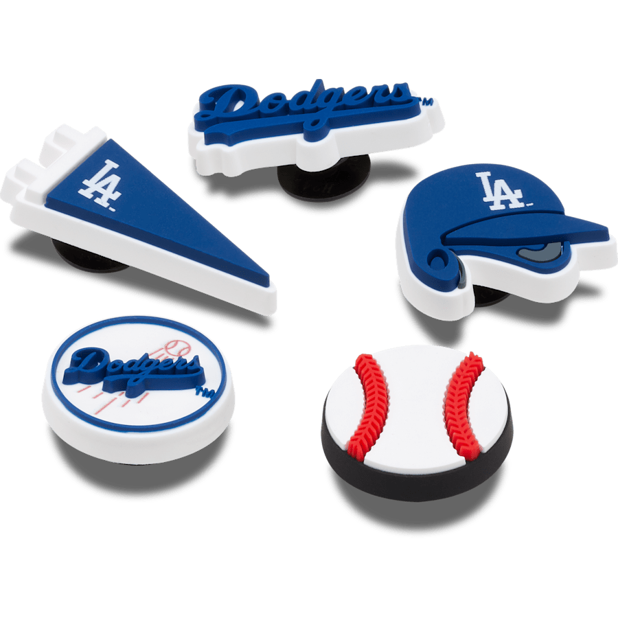 Women|Men|Kids|Jibbitz™ Charms MLB Los Angeles Dodgers 5pck Jibbitz™ charms | Crocs For sale