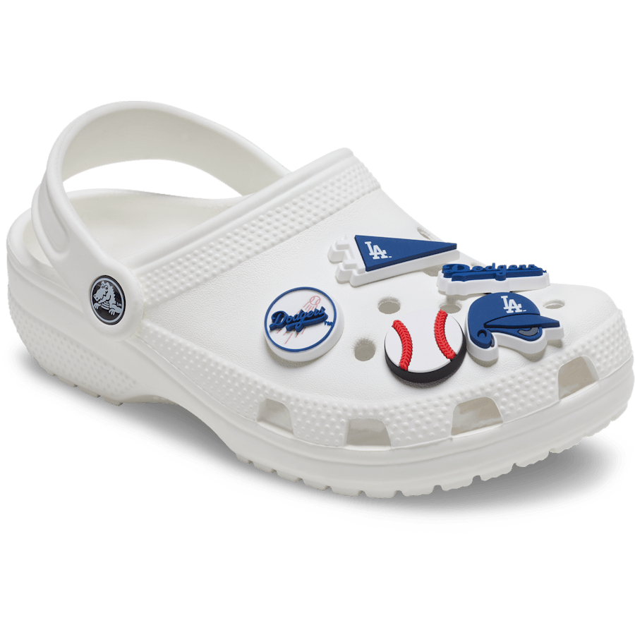 Women|Men|Kids|Jibbitz™ Charms MLB Los Angeles Dodgers 5pck Jibbitz™ charms | Crocs For sale