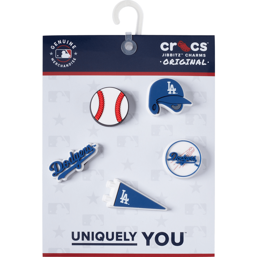 Women|Men|Kids|Jibbitz™ Charms MLB Los Angeles Dodgers 5pck Jibbitz™ charms | Crocs For sale