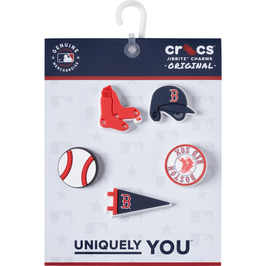 Women|Men|Kids|Jibbitz™ Charms MLB Boston Red Sox 5pck Jibbitz™ charms | Crocs On sale