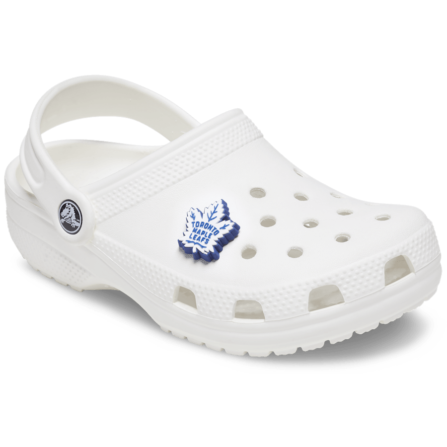 Women|Men|Jibbitz™ Charms NHL® Toronto Maple Leafs® 5 Pack Jibbitz™ charms | Crocs Outlet