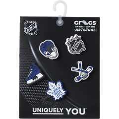 Women|Men|Jibbitz™ Charms NHL® Toronto Maple Leafs® 5 Pack Jibbitz™ charms | Crocs Outlet