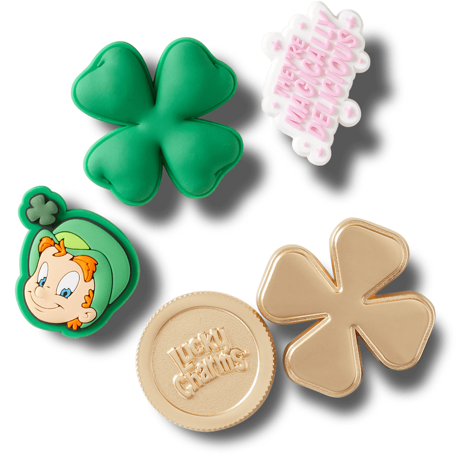 Women|Men|Kids|Jibbitz™ Charms Lucky Charms 5 Pack Jibbitz™ charms | Crocs
