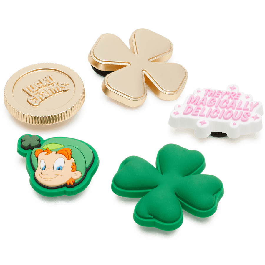 Women|Men|Kids|Jibbitz™ Charms Lucky Charms 5 Pack Jibbitz™ charms | Crocs