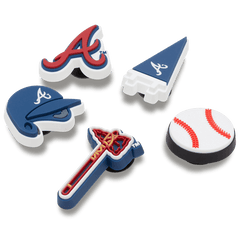 Women|Men|Jibbitz™ Charms MLB Atlanta Braves 5 Pack Jibbitz™ charms | Crocs Discount