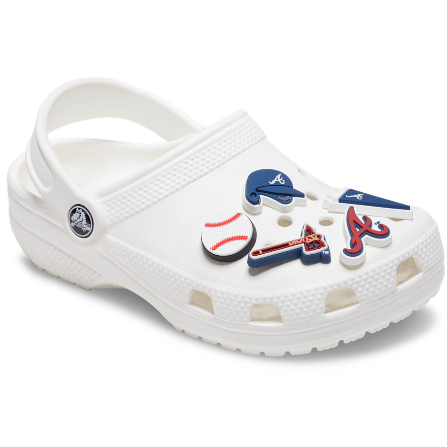 Women|Men|Jibbitz™ Charms MLB Atlanta Braves 5 Pack Jibbitz™ charms | Crocs Discount