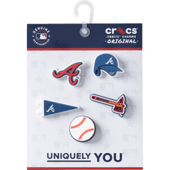 Women|Men|Jibbitz™ Charms MLB Atlanta Braves 5 Pack Jibbitz™ charms | Crocs Discount