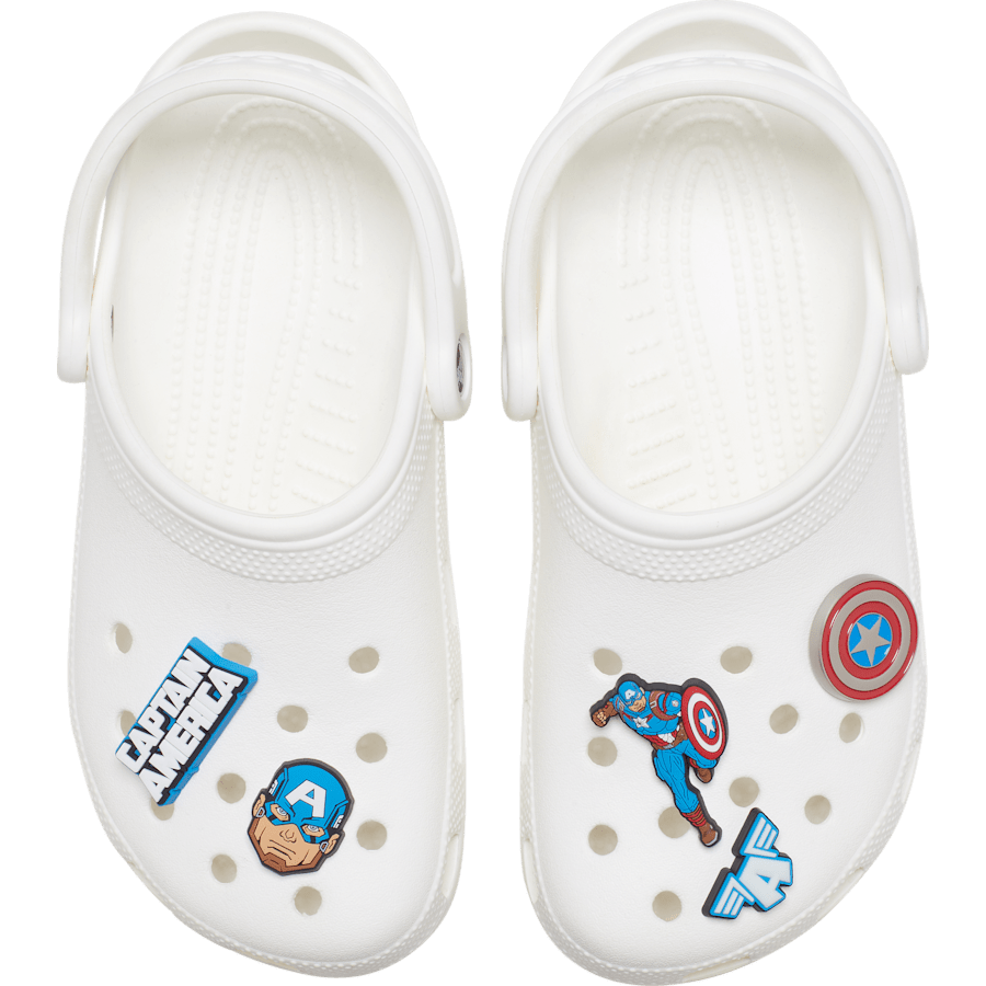 Women|Men|Kids|Jibbitz™ Charms Captain America 5 Pack Jibbitz™ charms | Crocs For sale