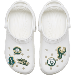 Women|Men|Jibbitz™ Charms NBA Milwaukee Bucks 5 Pack Jibbitz™ charms | Crocs