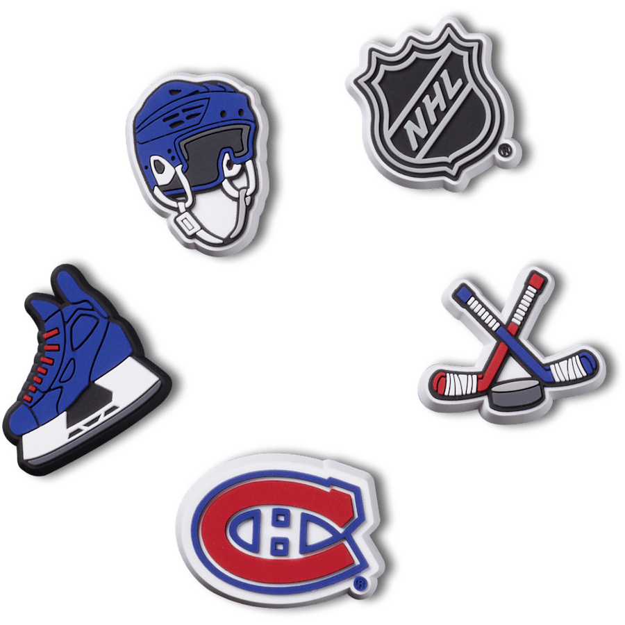 Women|Men|Jibbitz™ Charms NHL® Montreal Canadiens® 5 Pack Jibbitz™ charms | Crocs For sale