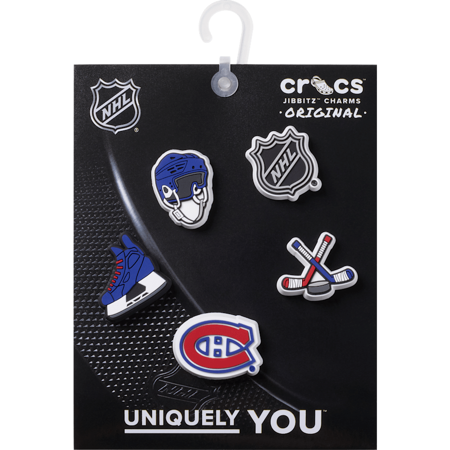Women|Men|Jibbitz™ Charms NHL® Montreal Canadiens® 5 Pack Jibbitz™ charms | Crocs For sale