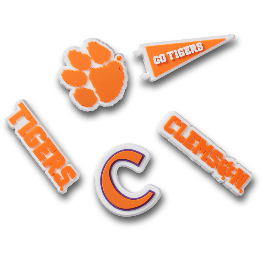 Women|Men|Kids|Jibbitz™ Charms Clemson Univ 5 Pack Jibbitz™ charms | Crocs Online