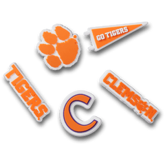 Women|Men|Kids|Jibbitz™ Charms Clemson Univ 5 Pack Jibbitz™ charms | Crocs Online