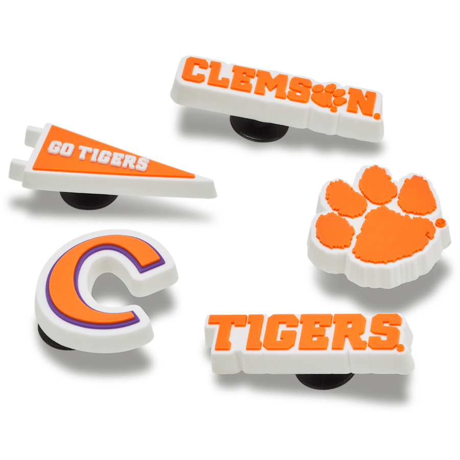 Women|Men|Kids|Jibbitz™ Charms Clemson Univ 5 Pack Jibbitz™ charms | Crocs Online