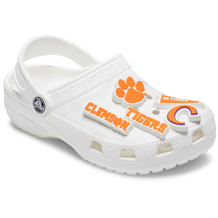 Women|Men|Kids|Jibbitz™ Charms Clemson Univ 5 Pack Jibbitz™ charms | Crocs Online