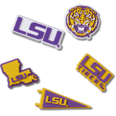 Women|Men|Jibbitz™ Charms LSU 5 Pack Jibbitz™ charms | Crocs Discount