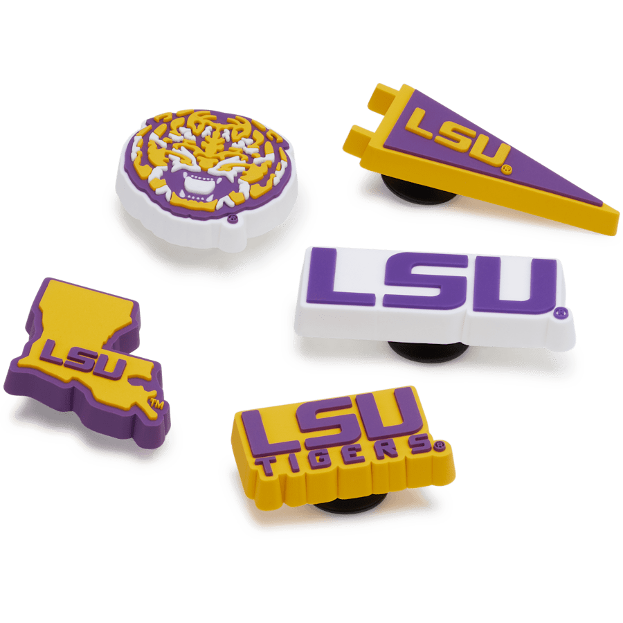 Women|Men|Jibbitz™ Charms LSU 5 Pack Jibbitz™ charms | Crocs Discount