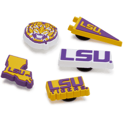 Women|Men|Jibbitz™ Charms LSU 5 Pack Jibbitz™ charms | Crocs Discount
