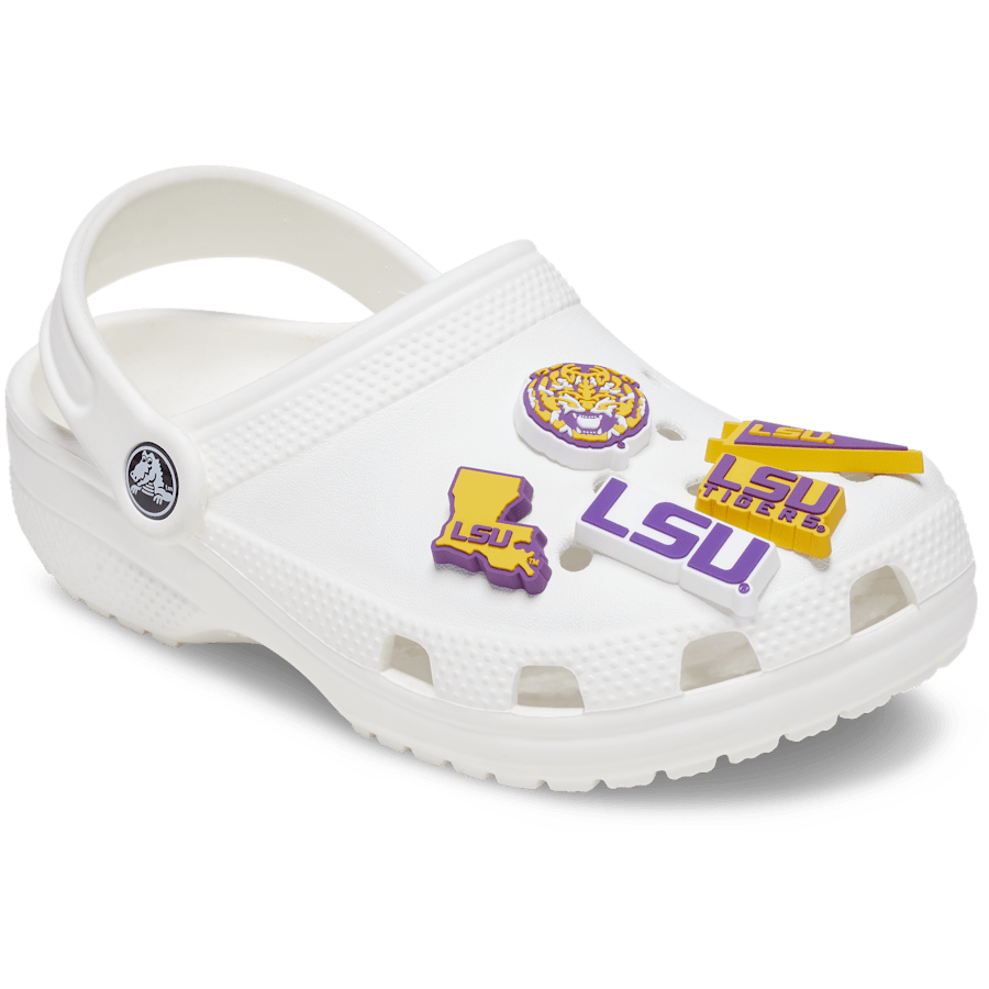 Women|Men|Jibbitz™ Charms LSU 5 Pack Jibbitz™ charms | Crocs Discount