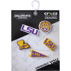 Women|Men|Jibbitz™ Charms LSU 5 Pack Jibbitz™ charms | Crocs Discount