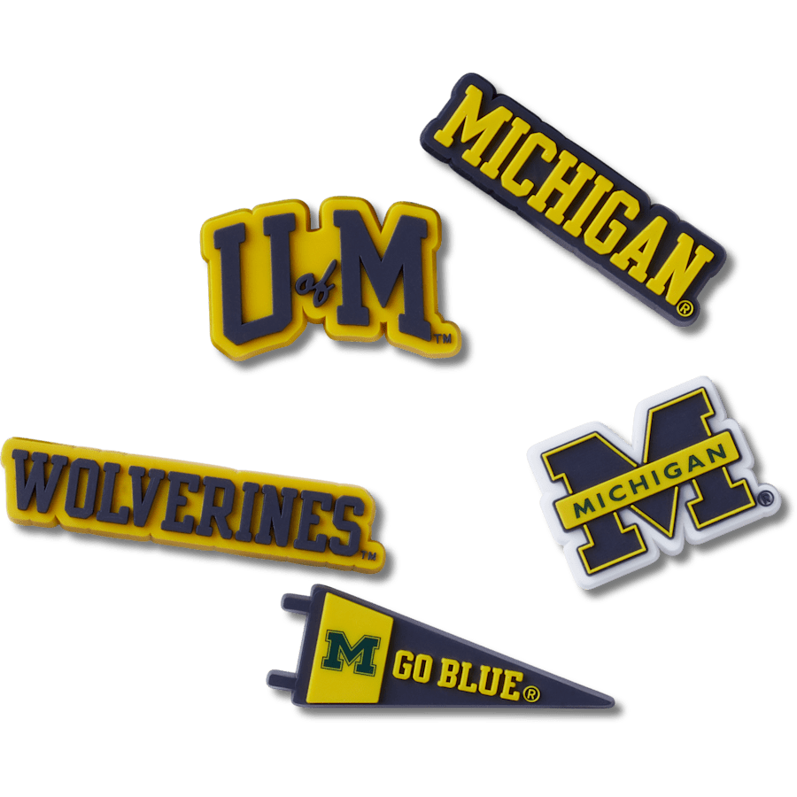 Women|Men|Jibbitz™ Charms University of Michigan 5 Pack Jibbitz™ charms | Crocs Outlet