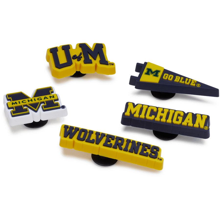 Women|Men|Jibbitz™ Charms University of Michigan 5 Pack Jibbitz™ charms | Crocs Outlet