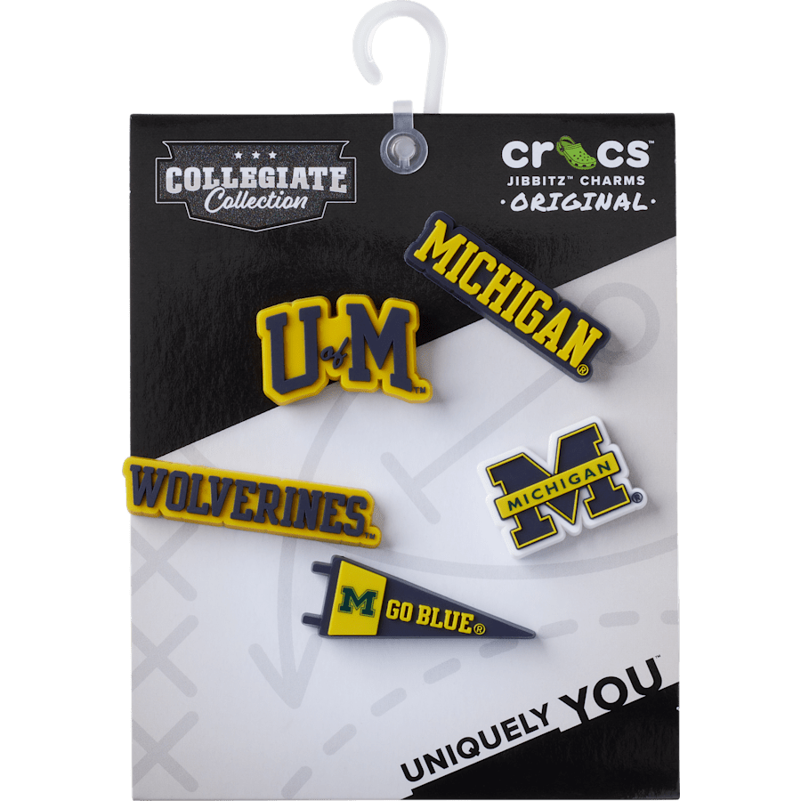 Women|Men|Jibbitz™ Charms University of Michigan 5 Pack Jibbitz™ charms | Crocs Outlet