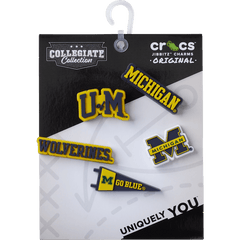 Women|Men|Jibbitz™ Charms University of Michigan 5 Pack Jibbitz™ charms | Crocs Outlet
