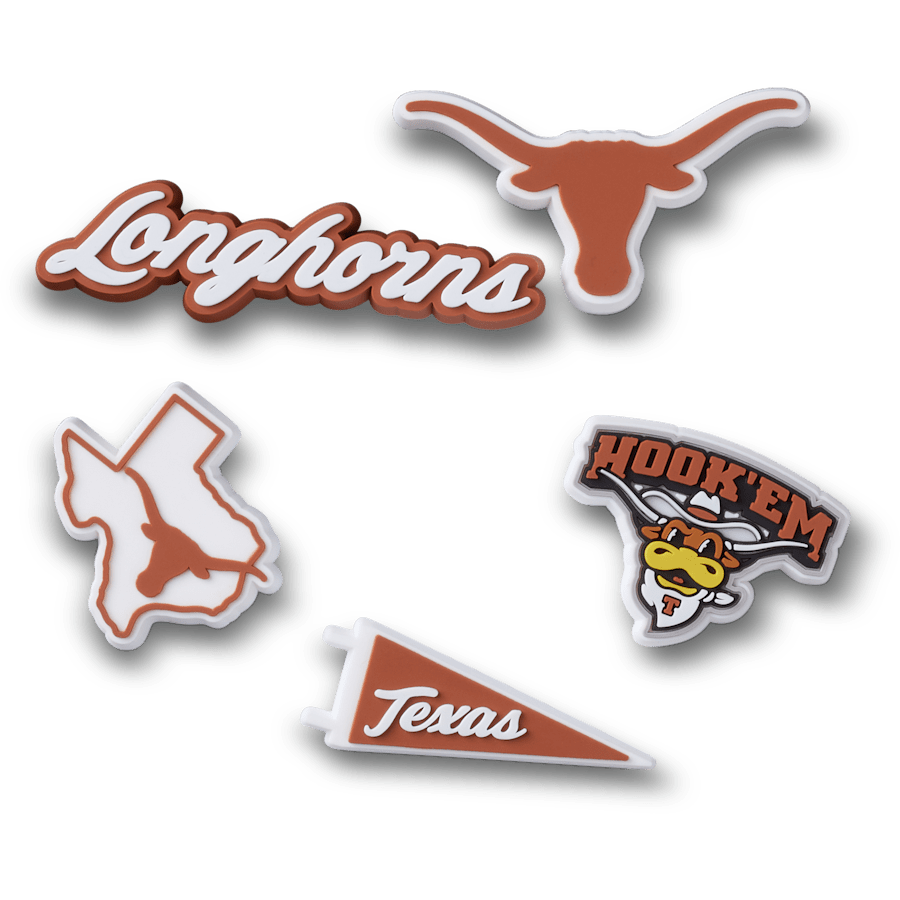 Women|Men|Kids|Jibbitz™ Charms University of Texas 5 Pack Jibbitz™ charms | Crocs For sale
