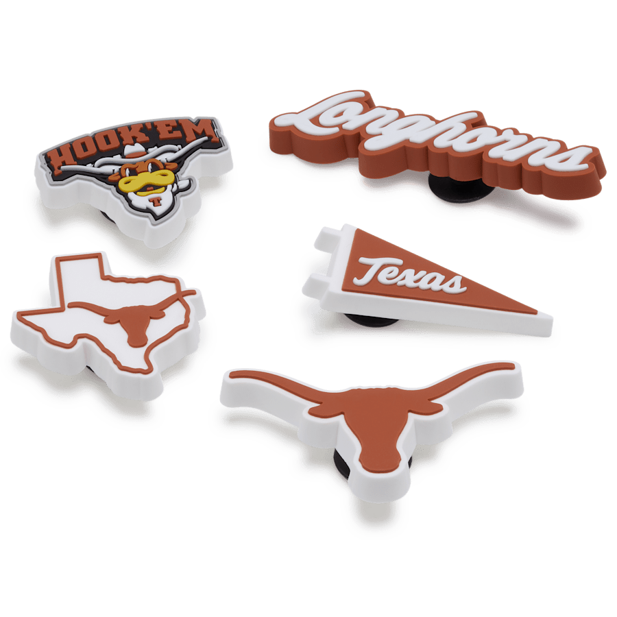 Women|Men|Kids|Jibbitz™ Charms University of Texas 5 Pack Jibbitz™ charms | Crocs For sale