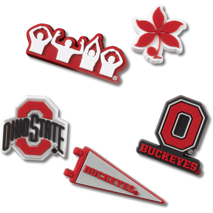 Women|Men|Jibbitz™ Charms Ohio State University 5 Pack Jibbitz™ charms | Crocs On sale