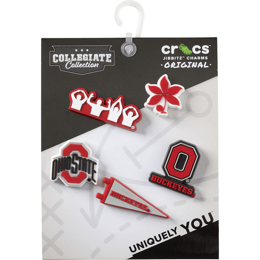 Women|Men|Jibbitz™ Charms Ohio State University 5 Pack Jibbitz™ charms | Crocs On sale