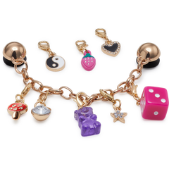 Women|Men|Kids|Jibbitz™ Charms Custom Charm Chain 5 Pack Jibbitz™ charms | Crocs Online