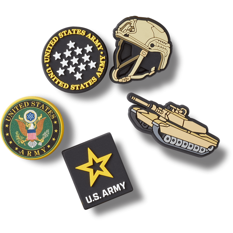 Women|Men|Kids|Jibbitz™ Charms US Army 5 Pack 2 Jibbitz™ charms | Crocs