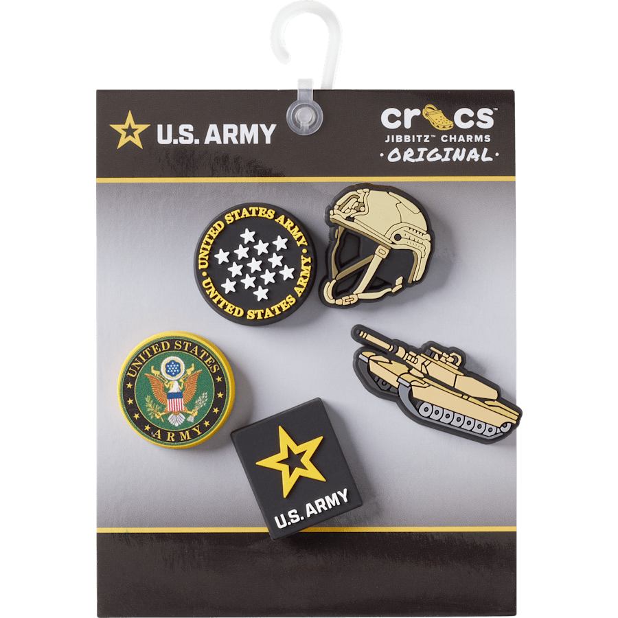 Women|Men|Kids|Jibbitz™ Charms US Army 5 Pack 2 Jibbitz™ charms | Crocs